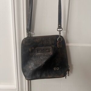 Brand new, Never Carried Bedstu Black Leather Crossbody Bag